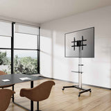 Aluminium Multimedia TV-Ständer auf Rollen Image 13